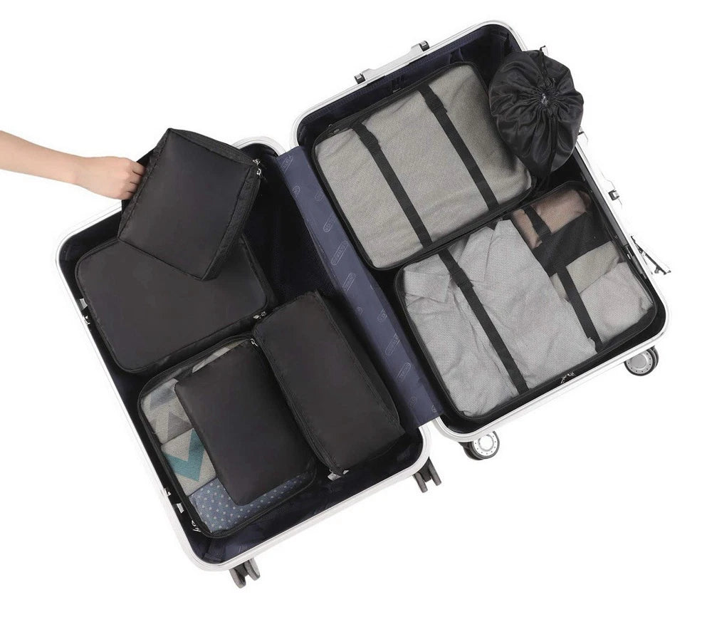 8 Set Packing Cubes Luggage Packing Organizers for Travel Accessories