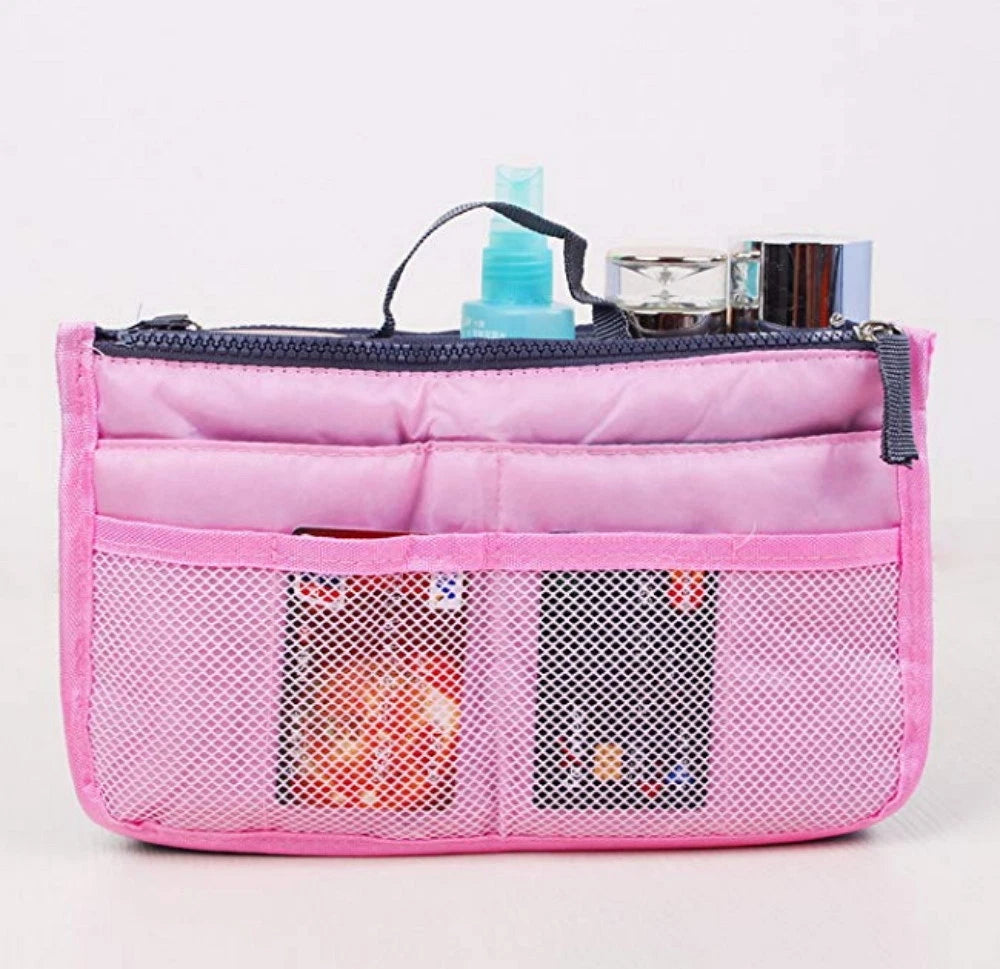 Women’s Travel Handbag Organizer Insert – Multi-Pocket Tote Purse Liner for Bags