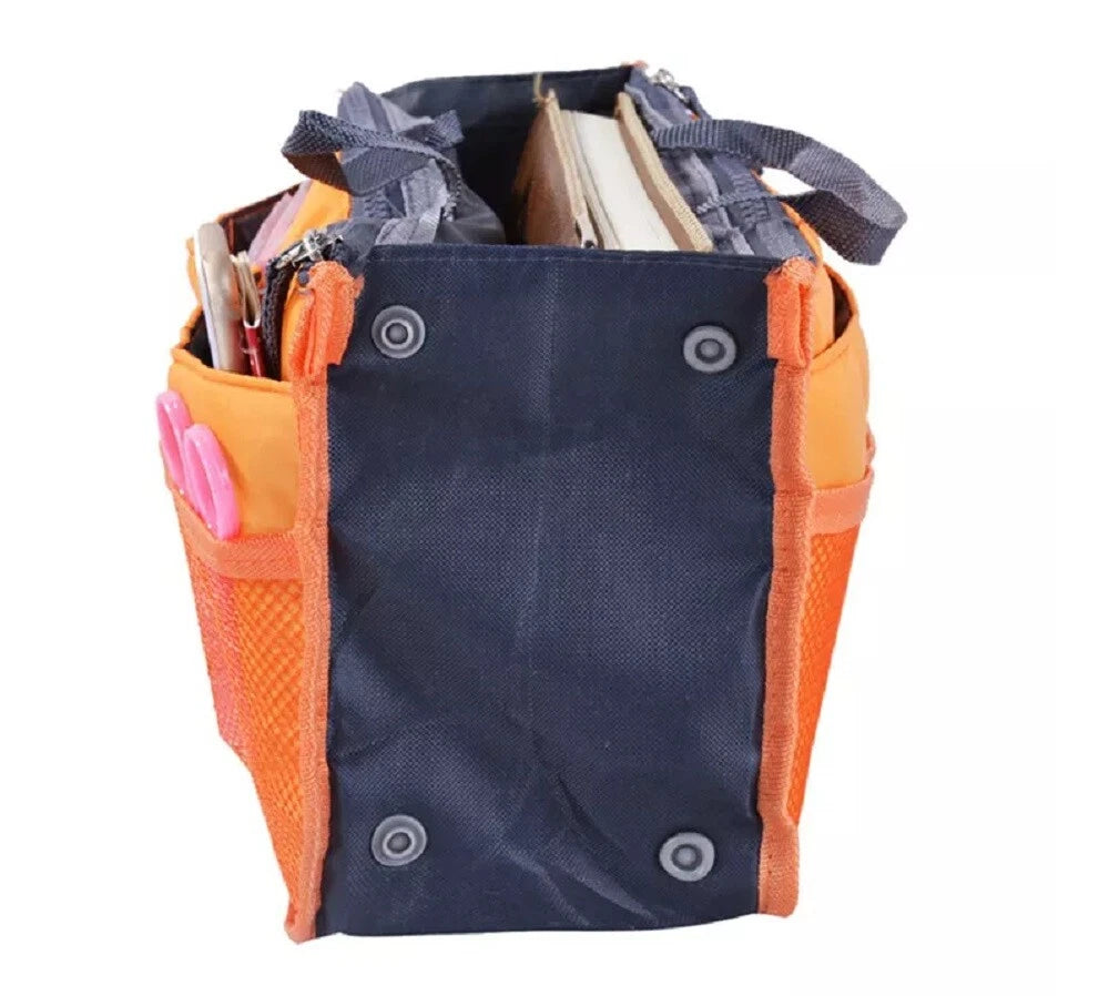 Women’s Travel Handbag Organizer Insert – Multi-Pocket Tote Purse Liner for Bags