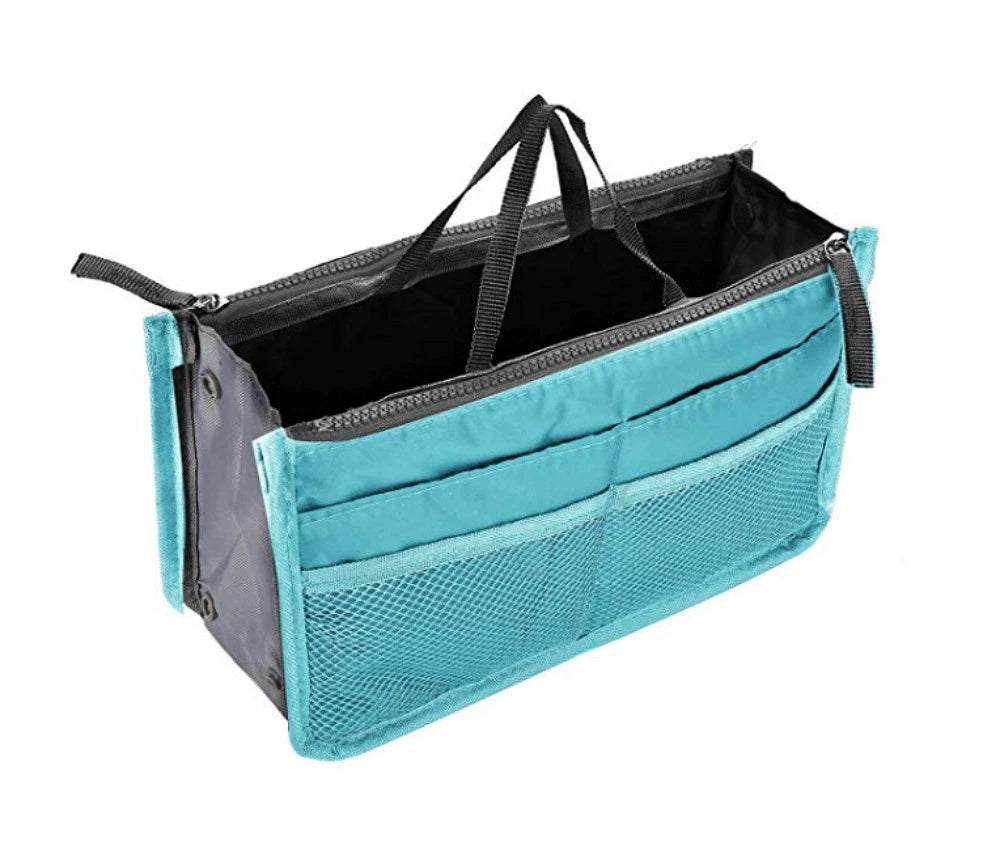 Women’s Travel Handbag Organizer Insert – Multi-Pocket Tote Purse Liner for Bags