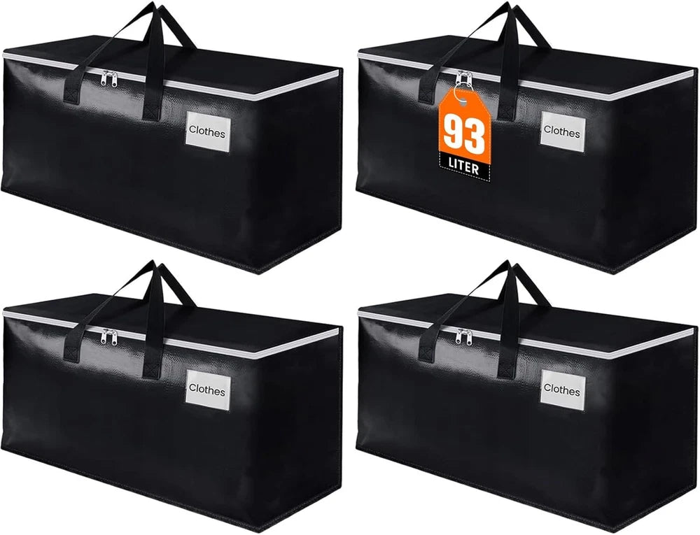 Extra Large Moving Boxes- Moving Bags with Carrying Handles and Labeled Bags