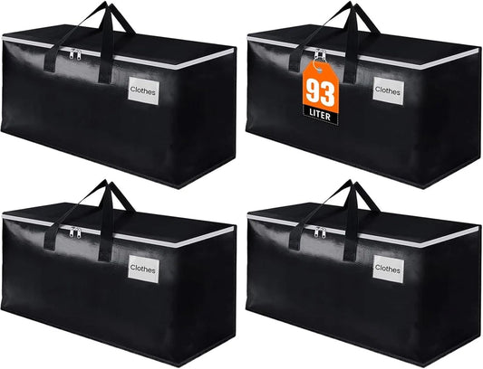 Extra Large Moving Boxes- Moving Bags with Carrying Handles and Labeled Bags