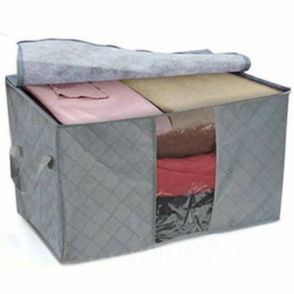 3x Anti Dust Large Storage Bag Clothes Quilt Blanket Storage Sort Home Organizer