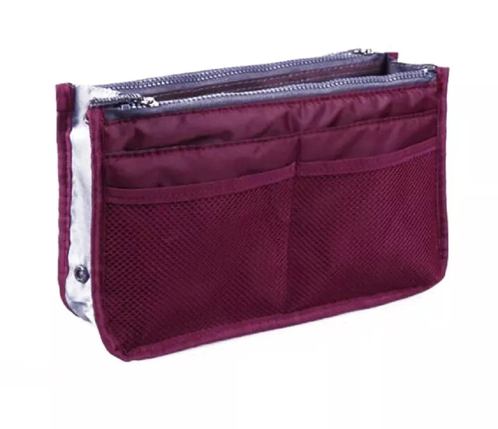 Women’s Travel Handbag Organizer Insert – Multi-Pocket Tote Purse Liner for Bags