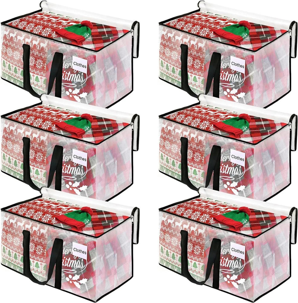 Clear Moving Bags Heavy Duty Extra Large, Moving Supplies with Reinforced Handle