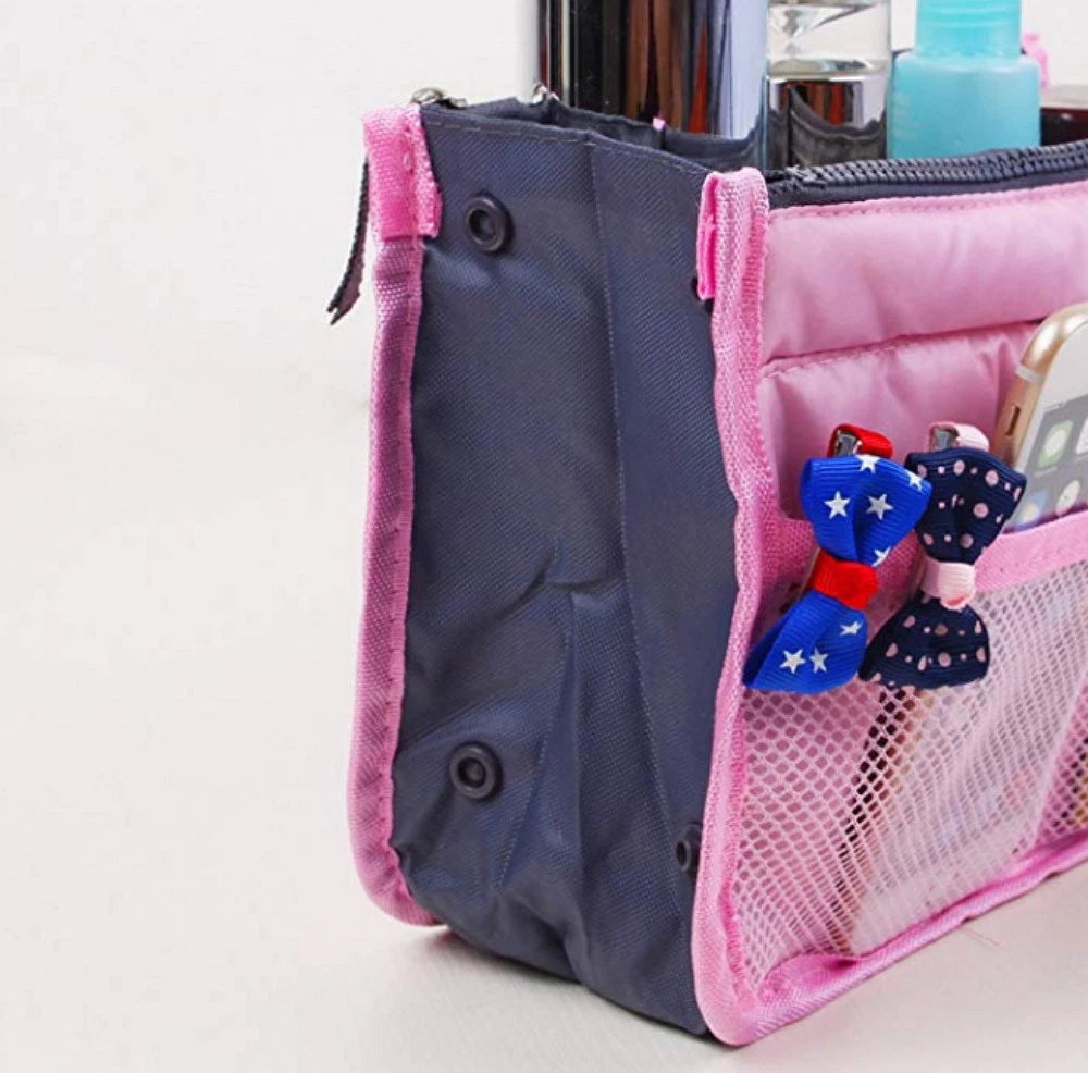 Women’s Travel Handbag Organizer Insert – Multi-Pocket Tote Purse Liner for Bags