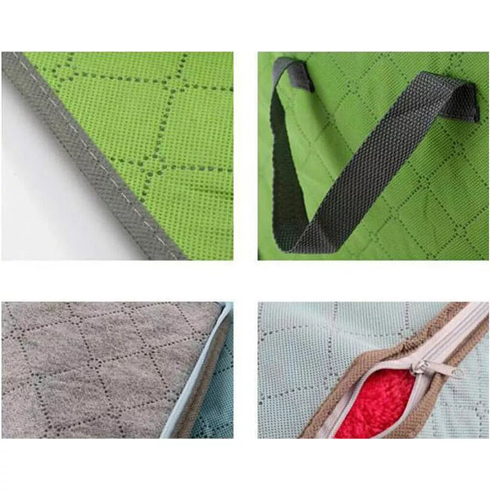 3x Anti Dust Large Storage Bag Clothes Quilt Blanket Storage Sort Home Organizer
